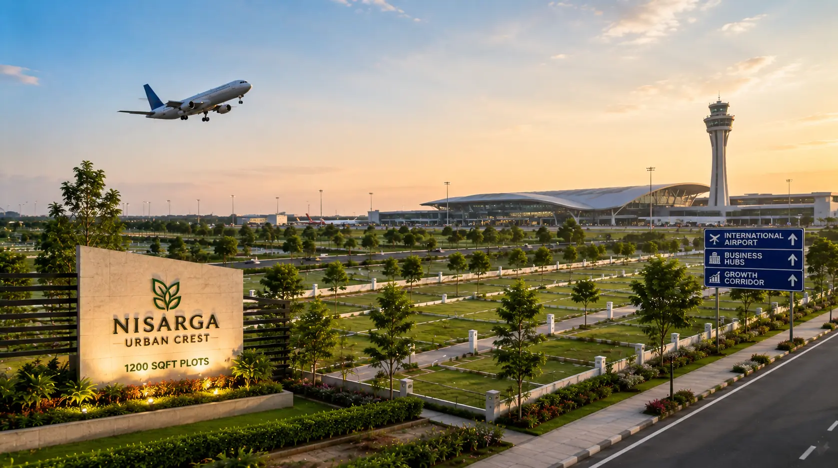 Nisarga Urban Crest 1200 sqft plots
